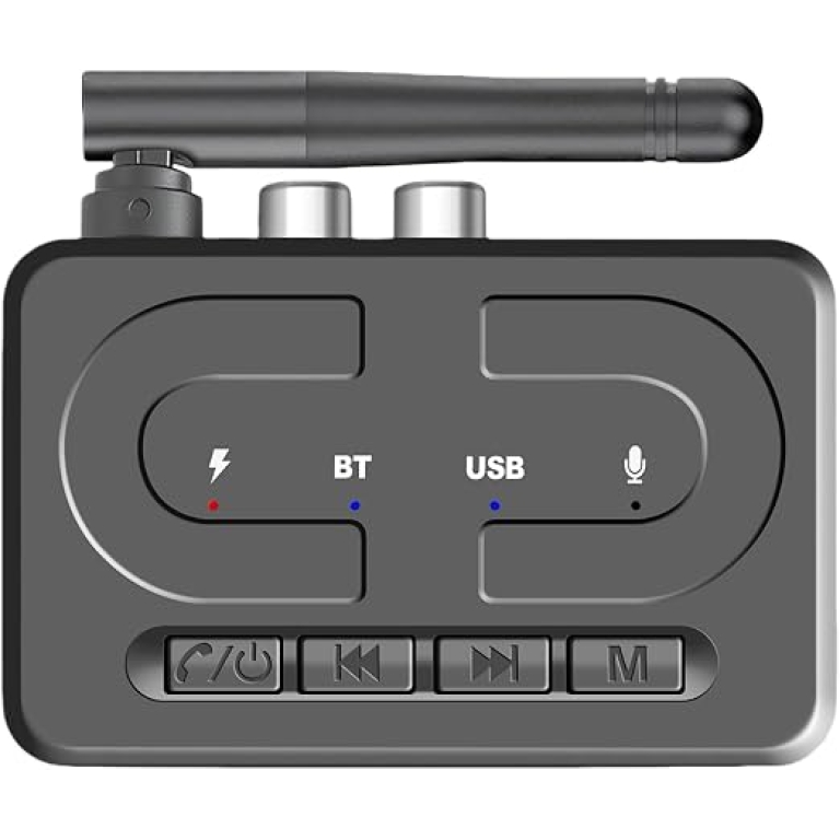 Δέκτης Ήχου Bluetooth AUX με USB & Ανοικτή Ακρόαση για Αυτοκίνητο Andowl Q-AU6