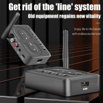 Δέκτης Ήχου Bluetooth AUX με USB & Ανοικτή Ακρόαση για Αυτοκίνητο Andowl Q-AU6 - Image 2
