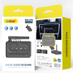 Δέκτης Ήχου Bluetooth AUX με USB & Ανοικτή Ακρόαση για Αυτοκίνητο Andowl Q-AU6 - Image 3