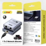 Διακλαδωτής Δικτύου RJ45 1 σε 2 Gigabit 1000Mbps Andowl Q-NA12