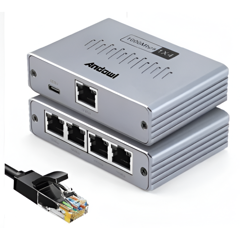 Διακλαδωτής Δικτύου RJ45 1 σε 3 Gigabit 1000Mbps Andowl Q-NA13
