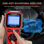 Δοκιμαστής Μπαταρίας Αυτοκινήτου 6V/12V/24V με Έγχρωμη Οθόνη 2.8” KONNWEI KW331 - Image 4