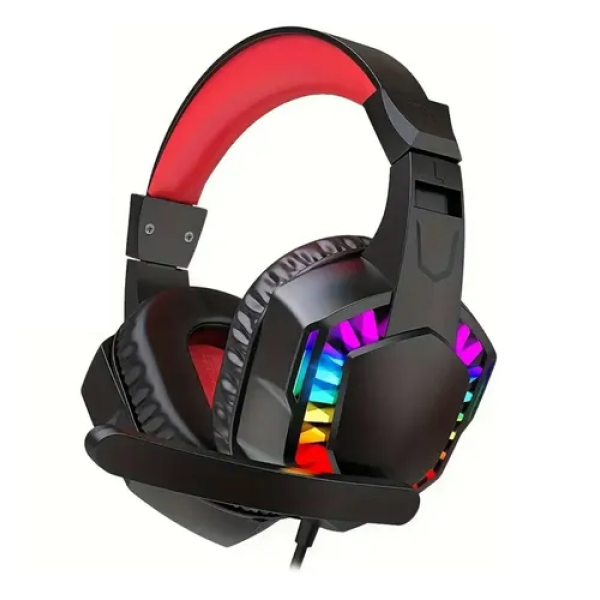 Ενσύρματα Gaming Ακουστικά με Μικρόφωνο, RGB LED και Σύνδεση 3.5mm & USB - Weibo G62