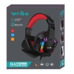 Ενσύρματα Gaming Ακουστικά με Μικρόφωνο, RGB LED και Σύνδεση 3.5mm & USB - Weibo G62 - Image 3