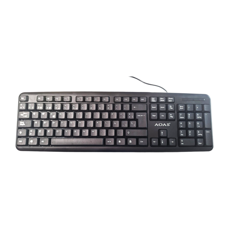 Ενσύρματο Πληκτρολόγιο USB Plug & Play με Ελληνικούς Χαρακτήρες AOAS FC-530