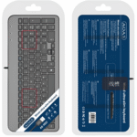 Ενσύρματο Πληκτρολόγιο USB Ultra Slim με Αριθμητικό Πληκτρολόγιο AOAS A-1022