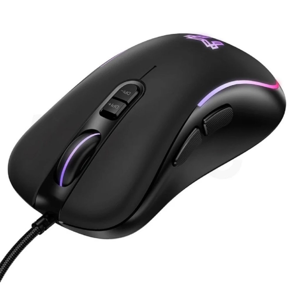 Ενσύρματο ποντίκι gaming HOCO GM601 USB με RGB φωτισμό και 7 πλήκτρα