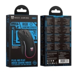 Ενσύρματο ποντίκι gaming HOCO GM601 USB με RGB φωτισμό και 7 πλήκτρα