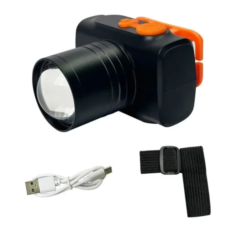 Επαναφορτιζόμενος Φακός Κεφαλής LED MS-3001