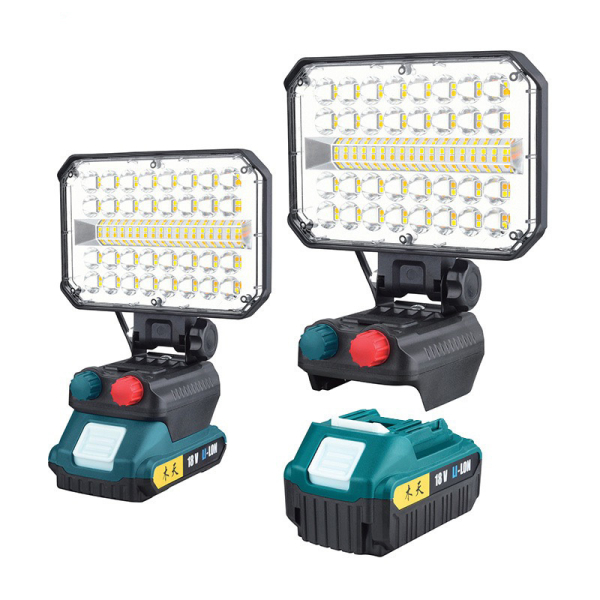 Επαναφορτιζόμενος Προβολέας Εργασίας LED 48V 4200lm με Ρύθμιση Φωτεινότητας Andowl Q-LED420