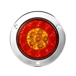 Φανάρι Φορτηγού Στρογγυλό LED 16 SMD Δίχρωμο 12-24V W17568-5-0 - Image 4
