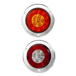 Φανάρι Φορτηγού Στρογγυλό LED 16 SMD Δίχρωμο 12-24V W17568-5-0