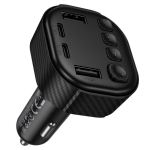FM Transmitter Αυτοκινήτου Bluetooth με 4 Θύρες Φόρτισης 2 USB-C και 2 USB-A Borofone BC66 - Image 6