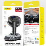 FM Transmitter Αυτοκινήτου Bluetooth με Φορτιστή USB-C 85W και RGB Φωτισμό Andowl N23