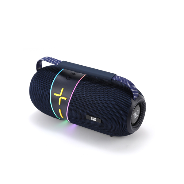 Φορητό Ασύρματο Ηχείο Bluetooth 16W με RGB LED, FM Radio, USB, TF & TWS TG-707
