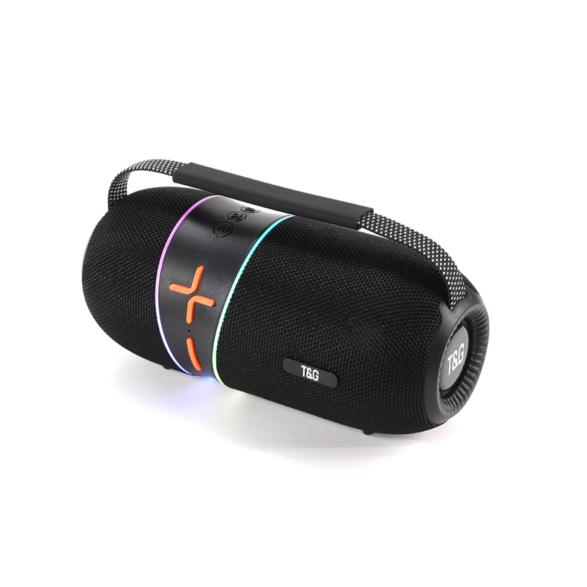 Φορητό Ασύρματο Ηχείο Bluetooth 16W με RGB LED, FM Radio, USB, TF & TWS TG-707 - Image 4