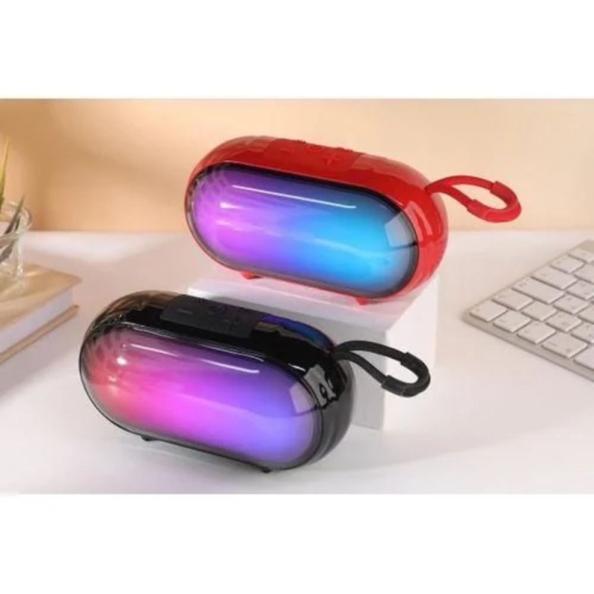 Φορητό Ηχείο Bluetooth 5W με LED και Ραδιόφωνο FM TG-692