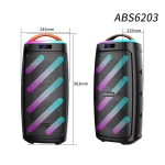 Φορητό Ηχείο Bluetooth ABS6203 20W με RGB και Μικρόφωνο