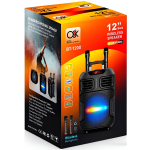 Φορητό Ηχείο Bluetooth Karaoke 12" 45W με RGB LED & 2 Ασύρματα Μικρόφωνα BT-1200