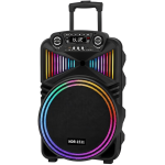 Φορητό Ηχείο Bluetooth Karaoke 15" 40W με RGB LED & 2 Ασύρματα Μικρόφωνα NDR-1511