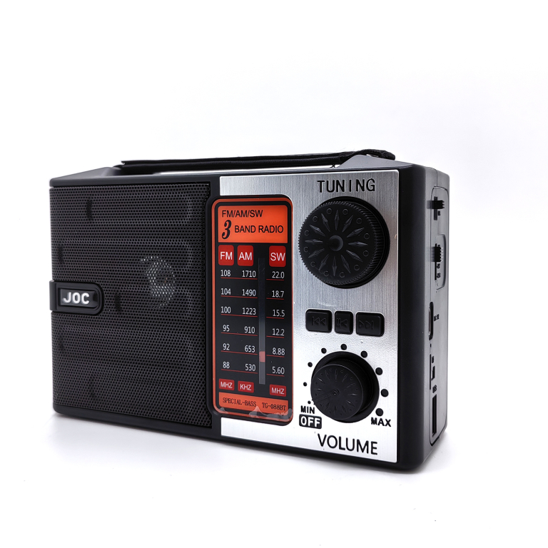 Φορητό Ραδιόφωνο AM/FM/SW με Bluetooth, USB, Κάρτα TF και Φακό LED TG-088BT