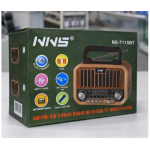Φορητό Ραδιόφωνο Bluetooth με FM/AM/SW USB, MicroSD & AUX NNS NS-7115BT - Image 3