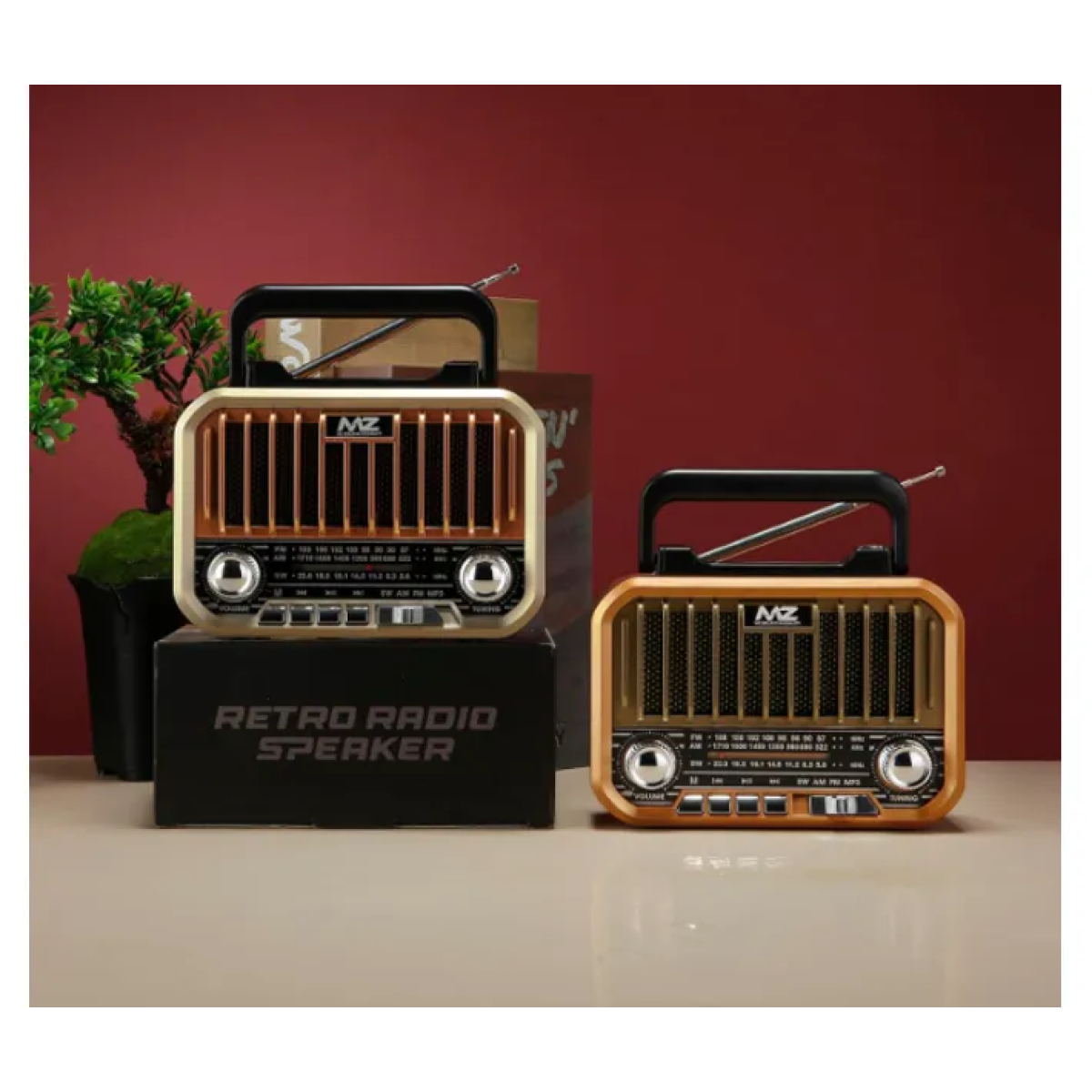 Φορητό Ραδιόφωνο Bluetooth με FM/AM/SW USB, MicroSD & AUX NNS NS-7115BT - Image 5