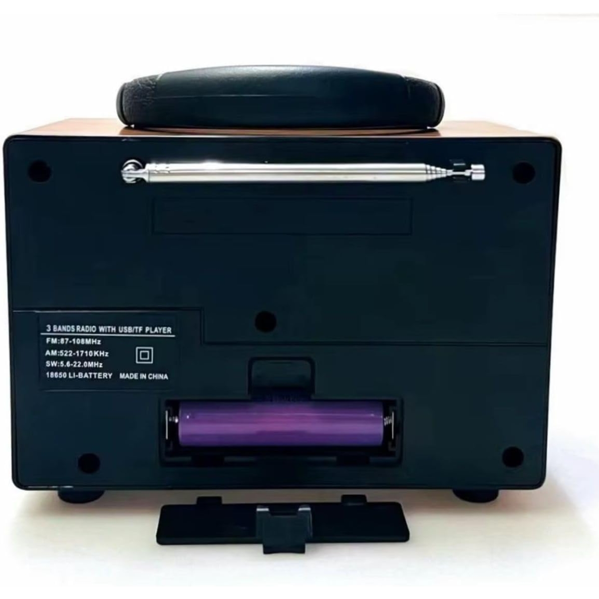 Φορητό Ραδιόφωνο Bluetooth με FM/AM/SW, USB MicroSD & AUX NS-6638BT - Image 2