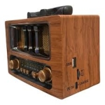 Φορητό Ραδιόφωνο Bluetooth με FM/AM/SW, USB MicroSD & AUX NS-6638BT - Image 3