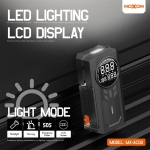 Φορητός Αεροσυμπιεστής & Power Bank 8000mAh 110PSI με Οθόνη LCD και Εκκινητή Μπαταρίας Moxom MX-AC02 - Image 5