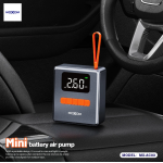 Φορητός Μίνι Αεροσυμπιεστής 150PSI 1800mAh με Ψηφιακή Οθόνη και Φακό LED Moxom MX-AC03 - Image 6