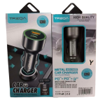 Φορτιστής Αυτοκινήτου 120W με 2 Θύρες USB-C PD 50W και USB-A QC 4.0 Treqa CC-336