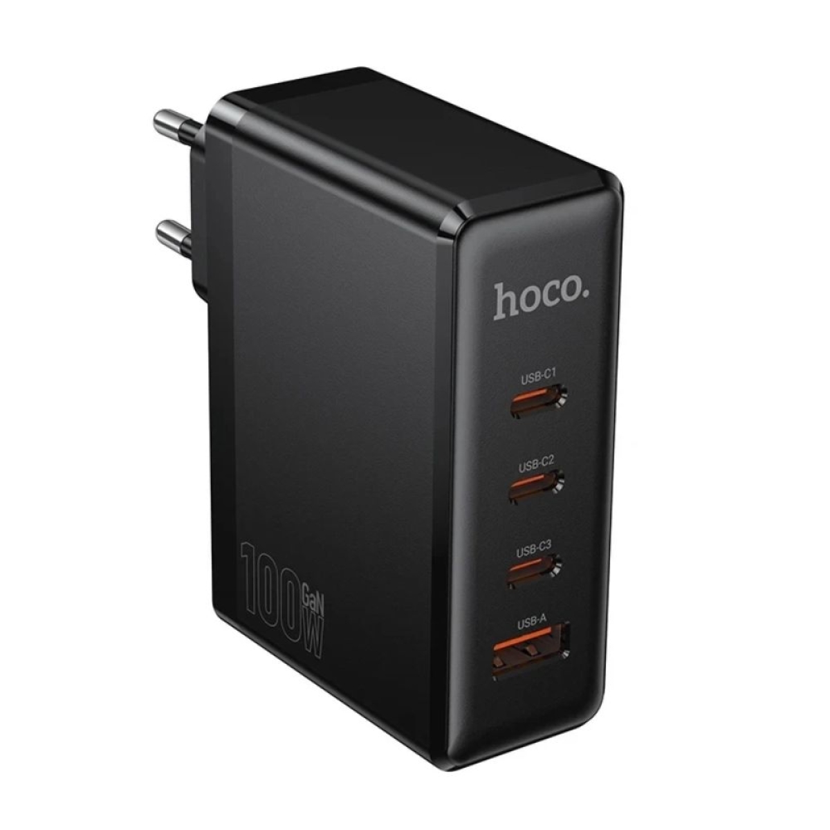 Φορτιστής GaN 100W HOCO N85 με 3 USB-C και 1 USB-A EU
