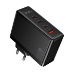 Φορτιστής GaN 100W HOCO N85 με 3 USB-C και 1 USB-A EU