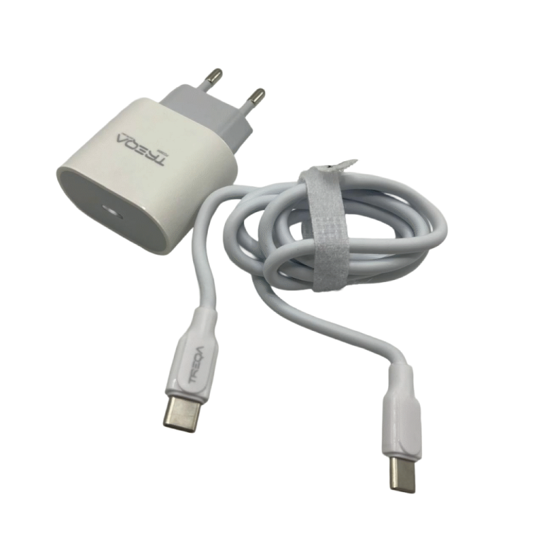 Φορτιστής PD 36W με Καλώδιο USB-C σε USB-C Λευκός TREQA CS-235