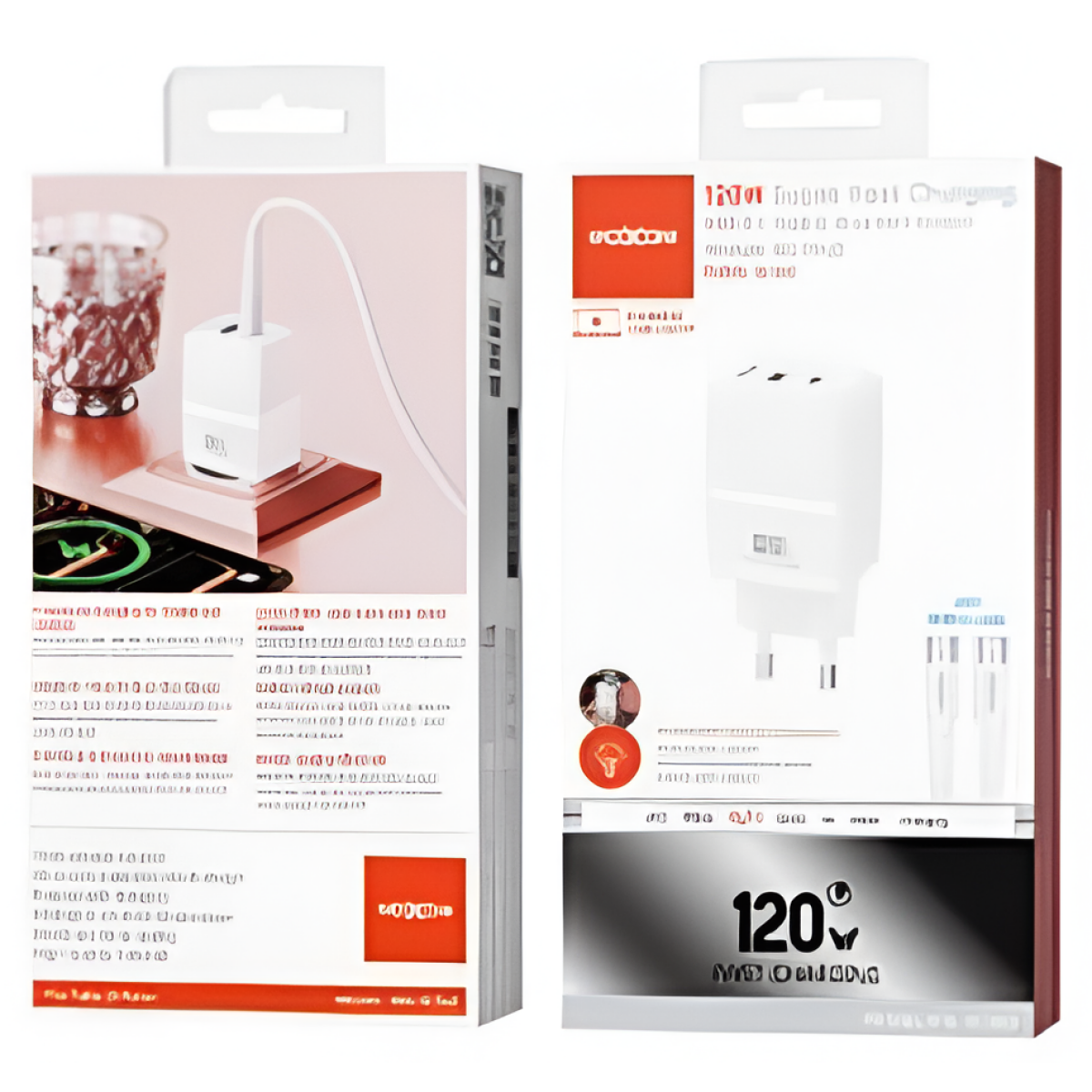 Φορτιστής Super Fast Charging 120W με Καλώδιο USB-C σε USB-C 1m Moxom MX-HC340