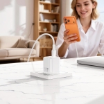 Φορτιστής Ταχείας Φόρτισης PD 30W με USB-C και USB-A QC3.0 Borofone BN35 - Image 3