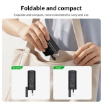Φορτιστής USB-C 45W HOCO CS26B με 3 Θύρες και Βύσμα UK