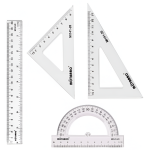 Γεωμετρικά Όργανα Σετ 4 Τεμαχίων 20cm Motarro MI141-20