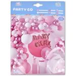 Γιρλάντα Μπαλονιών Baby Girl Σετ 118 Τεμαχίων 3m Party Go FD0955 - Image 3