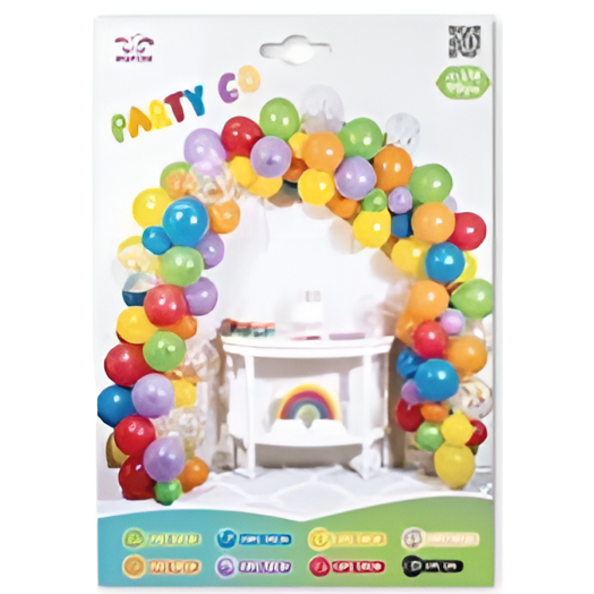 Γιρλάντα Μπαλονιών Σετ 98 Τεμαχίων 3m Party Go FD1318