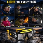 Γυαλιά εργασίας με φακό LED 250 lm & Αισθητήρα Κίνησης