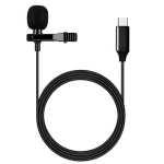 Hands-Free Lavalier Ασύρματο Electret Μικρόφωνο Πέτου, Clip On Δημοσιογραφικό USB-C GL-121