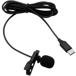 Hands-Free Lavalier Ασύρματο Electret Μικρόφωνο Πέτου, Clip On Δημοσιογραφικό USB-C GL-121