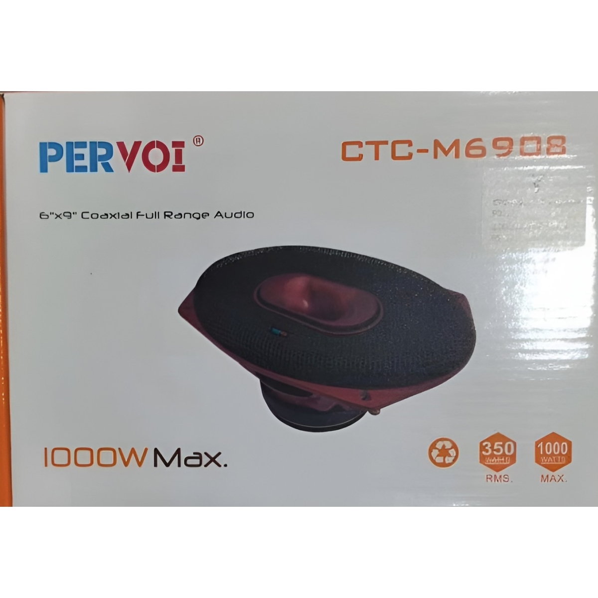 Ηχείο Αυτοκινήτου Οβάλ 6x9" 350W RMS PerVoi CTC-M6908 - Image 3