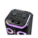 Ηχείο Bluetooth 2x12" 100W με RGB LED & 2 Ασύρματα Μικρόφωνα JBR-1231 - Image 2
