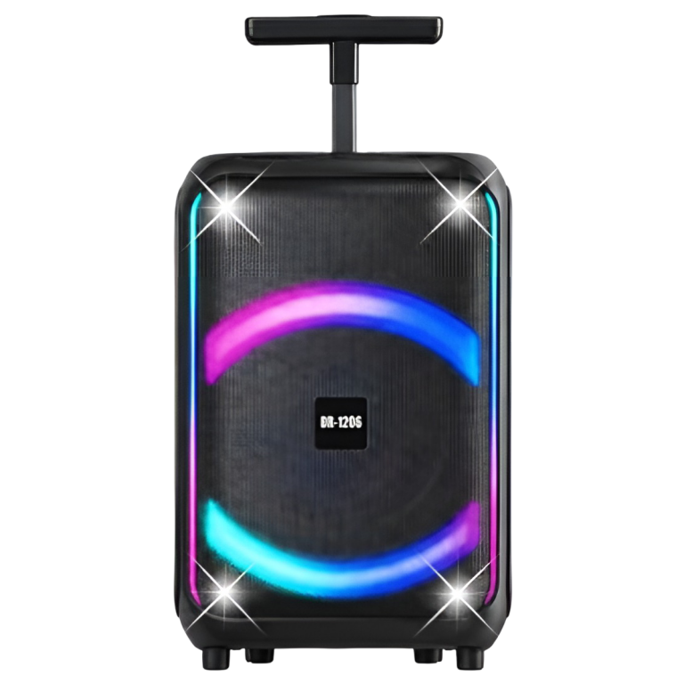 Ηχείο Bluetooth Karaoke 12" 40W με RGB LED & Ασύρματο Μικρόφωνο DR-1206