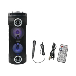 Ηχείο Bluetooth Karaoke 25W με 2 Ηχεία 6.5", Ασύρματο Μικρόφωνο και Φωτισμό RGB ZQS6208