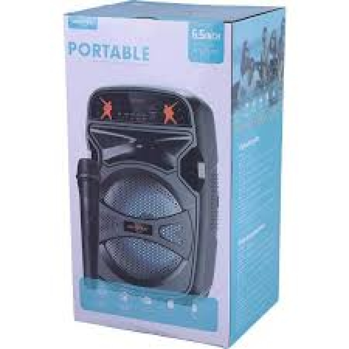 Ηχείο Bluetooth Karaoke 6.5" 11W με Ασύρματο Μικρόφωνο και Φωτισμό RGB Greatnice GTS-2412 - Image 3