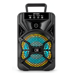 Ηχείο Bluetooth Karaoke 6.5" με RGB LED & Μικρόφωνο BT-604